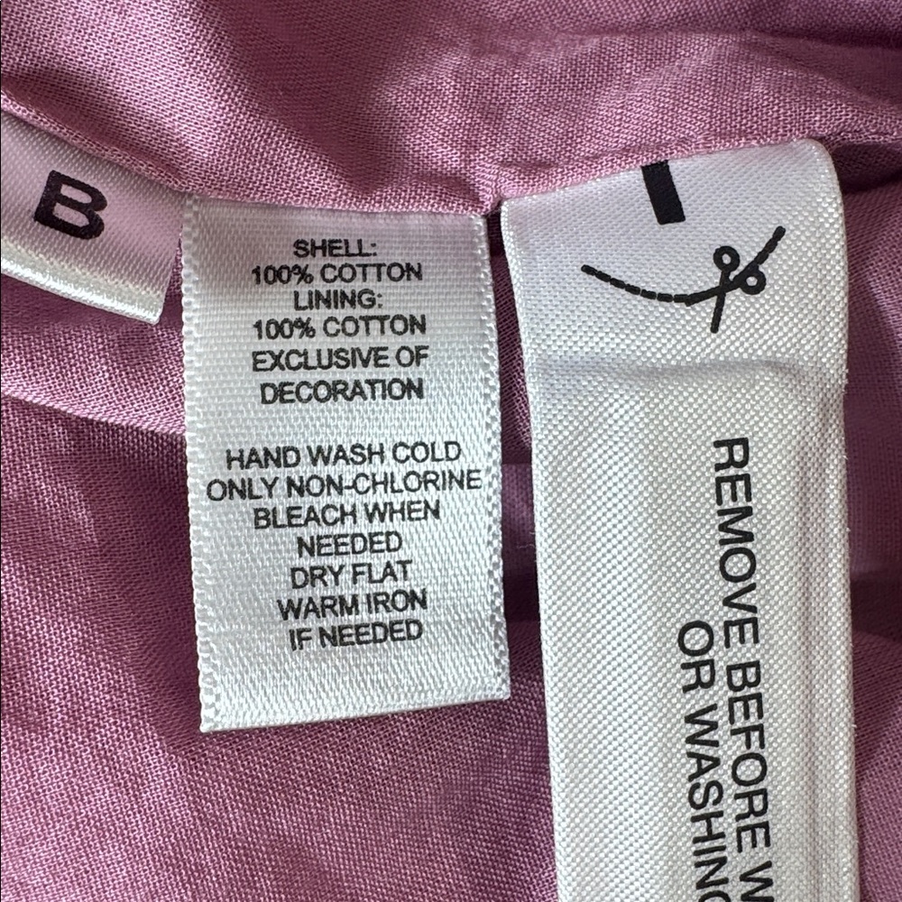 Ann Taylor Loft Lavender Ballerina Type Dress w/Ribbon Waist Sheer Straps Size 8 - Picture 10 of 12
